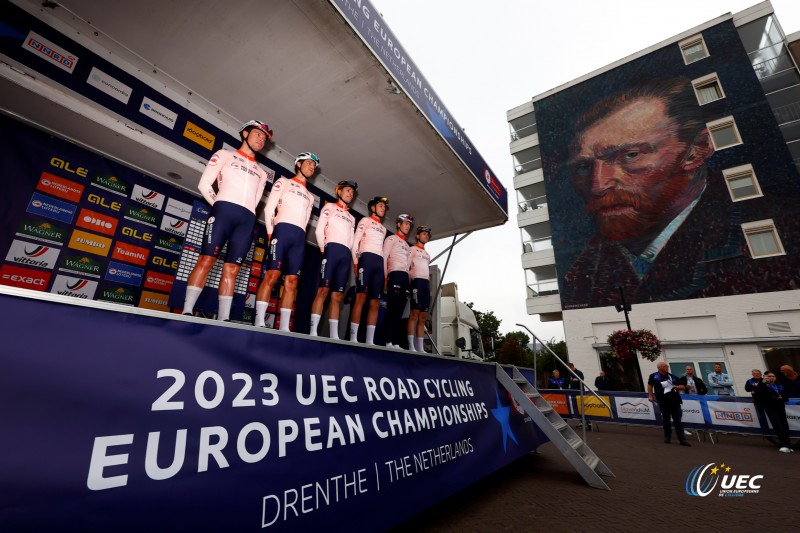 2023 UEC Road European Championships - Drenthe - Under 23 Men's Road Race - Coevorden - Col Du VAM 108 km - 22/09/2023 -  - photo Luca Bettini/SprintCyclingAgency?2023